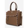 Dámska kabelka z eko kože, hnedá, formát A4, NBAG-N1680-CM17 BRĄZOWY