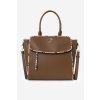 Dámska kabelka z eko kože, hnedá, formát A4, NBAG-N1680-CM17 BRĄZOWY