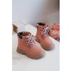 Detské členkové topánky  ružové kód obuvi 20305-1/2/3D PINK (Veľkosť 20)