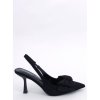 Dámske čierne lodičky na ihlovom podpätku, kód produktu 35171-B