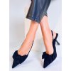 Dámske čierne lodičky na ihlovom podpätku, kód produktu 35171-B