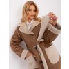 Dámska Bunda farba Hnedá camel kód LK-KR-509454-1.96P