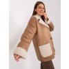 Dámska Bunda farba Hnedá camel kód LK-KR-509454-1.96P