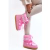 Dámske snehule  ružové kód obuvi NB619 PINK (Veľkosť 41.5)