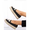 espadryle damskie z muszelkami czarne 2798 black (4)