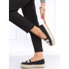 espadryle damskie z muszelkami czarne 2798 black (5)