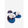 Detské papuče s tlustou podrážkou a medvídkem modré dasca / MB8514 ROYAL BLUE (Veľkosť 30)