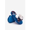 Detské papuče s tlustou podrážkou a medvídkem modré dasca / MB8514 ROYAL BLUE (Veľkosť 30)