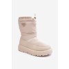Dámske snehule s hrubou gumovou podrážkou, béžové NB601 BEIGE