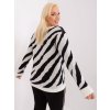 Dámsky sveter farba Bielo-čierna kód PM-SW-PM785.23X