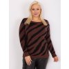 Dámsky sveter farba Tmavo-hnedá kód PM-SW-PM785.23X