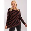 Dámsky sveter farba Tmavo-hnedá kód PM-SW-PM785.23X