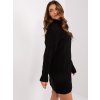 Dámske čierne šaty pletene dizajnove kód produktu LC-SK-1561.34X