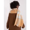 Dámsky šál farba hnedá camel Fact - naj AT-SZ-23125-1.26 (Farba Hnedá camel, Veľkosť ONE SIZE)