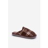Pánske šľapky  hnedé kód obuvi MU8598 BROWN