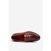 Mužské kožené polobotky loafer zazoo 1570/1 hnedé / 1570/1 BRAZ 9 (Veľkosť 40)