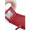 Dámska červené malá peňaženka kód PE- CCC -01- MD1005 RED (Veľkosť Uni)