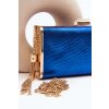Malá vizitní kabelka s flitry Chionon modré (Veľkosť Uni)