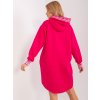 Dámske fuksiovo-ružove šaty - tunika športove kód produktu RV-TU-9224.95P