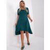 Dámske tmavo-zelene šaty plus size kód produktu 15- TemU - 1-RV-SK-7907.34X