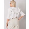Biela dámska formálna blúzka do práce a na špeciálne príležitosti - CHA-BZ-3312.30