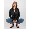 Dámska motorkárska bunda z eko kože, čierna, kód produktu NM-KR-R23-2050.97P