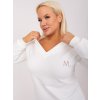 Dámska blúzka plus size okrová RV-BZ-9233.24 (Farba Okrová, Veľkosť ONE SIZE)