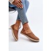Dámské semišové espadrilky hnědé Vulcano (Veľkosť 36)