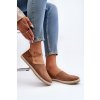 Dámské semišové espadrilky hnědé Vulcano (Veľkosť 36)