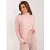 Dámsky sveter farba Svetlo-ružová kód TW-SW-3002.03