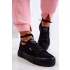 Tenisky na platformě Lee Cooper LCW-22-31-0885L černá (Veľkosť 38)