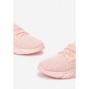 Ružové dámske tenisky na platforme s perforáciou, textilné šnúrovanie, kód produktu TA-209-45 Pink