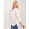 Dámska blúzka plus size okrová RV-BZ-9404.07 (Farba Okrová, Veľkosť ONE SIZE)