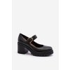Zazoo 20166 Kožené lodičky Černé (Veľkosť 38)