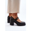 Zazoo 20166 Kožené lodičky Černé (Veľkosť 39)
