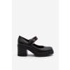 Zazoo 20166 Kožené lodičky Černé (Veľkosť 39)
