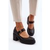 Zazoo 20166 Kožené lodičky Černé (Veľkosť 39)