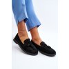 Dámské semišové mokasíny černé Dansitu (Veľkosť 37)