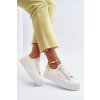 Dámske biele tenisky na platforme Lee Cooper z textilu, kód produktu LCW-24-31-2179L WHITE