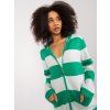 Dámsky sveter farba Bielo-zelená kód PM-SW-B426.38X