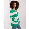 Dámsky sveter farba Bielo-zelená kód PM-SW-B426.38X