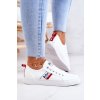 Dámske biele tenisky Lee Cooper na platforme zo zvršoku a textilu, kód produktu LCW-22-31-0830L WHITE