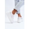 Biele dámske kožené tenisky na platforme s prírodnou koženou vložkou, kód produktu 1833/466