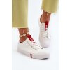 Dámske biele textilné tenisky na platforme Lee Cooper LCW-24-31-2239L WHITE