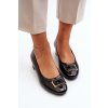 Dámske lodičky  čierne kód obuvi 58248 BK PT (Veľkosť 37)