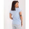 Dámska blúzka s podtlačou svetlo-modrá RV-BZ-9619.27X