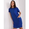 Dámske kobaltovo-modre šaty basic kód produktu 15- TemU - 1-RV-SK-8724.12
