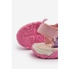 Dětské sandály na suchý zip Big Star NN374234 růžové (Veľkosť 30)