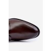 Mužské elegantní polobotky hnědé Jenavee (Veľkosť 43)