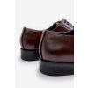 Mužské elegantní polobotky hnědé Jenavee (Veľkosť 43)
